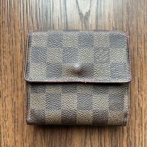 Louis Vuitton Damier Ebene Elise Wallet